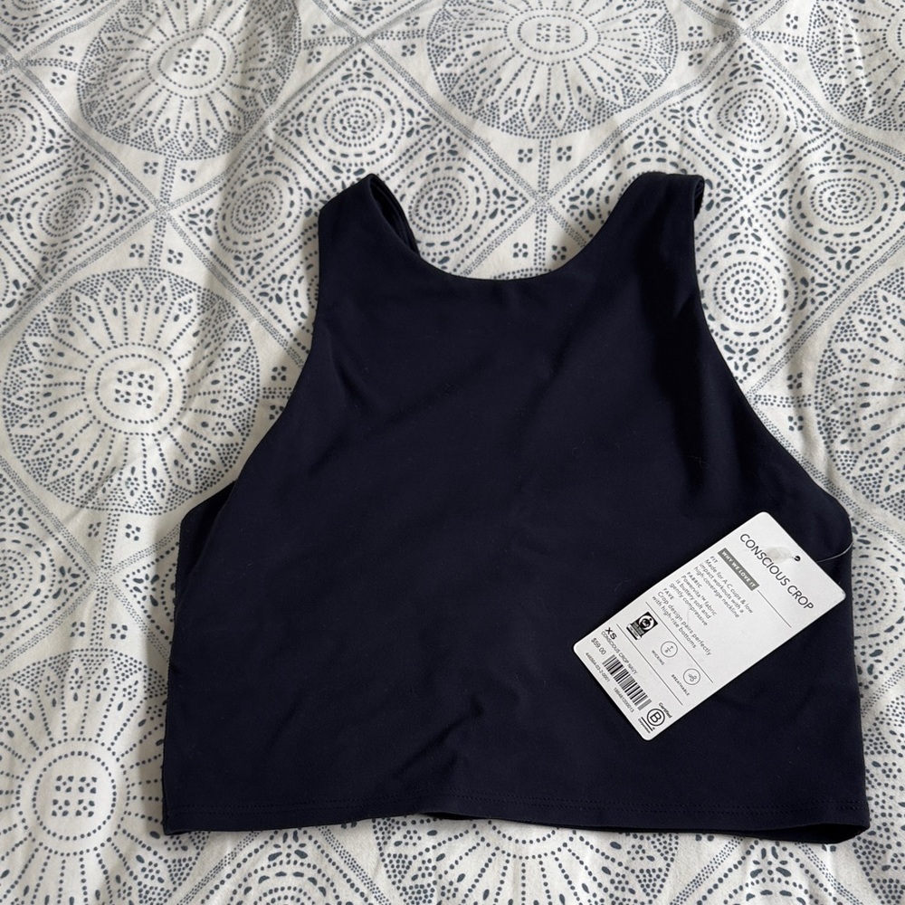 Athleta Black Crop Top